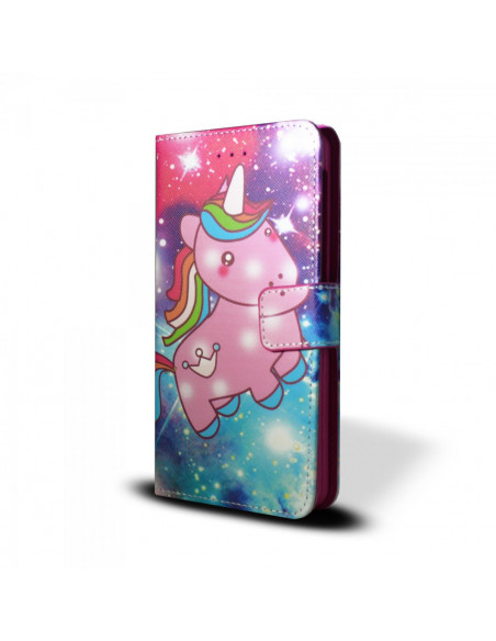 Estuche Flip Cover_SL_Silicona Universal 4.7" Unicorn