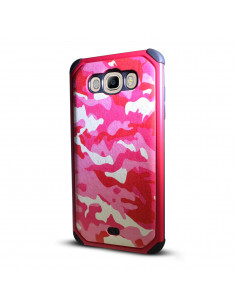 Protector Reforzado Camuflado Samsung J730 J7 Pro Rosa