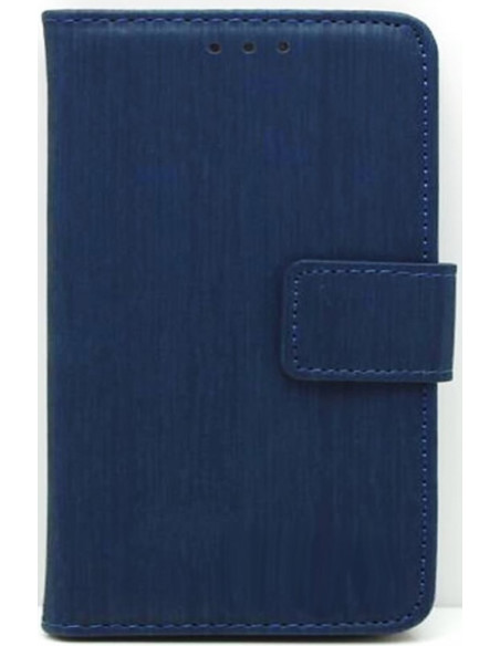 Estuche "Brush" Flip Cover Motorola XT1680 Moto G5 Plus Azul