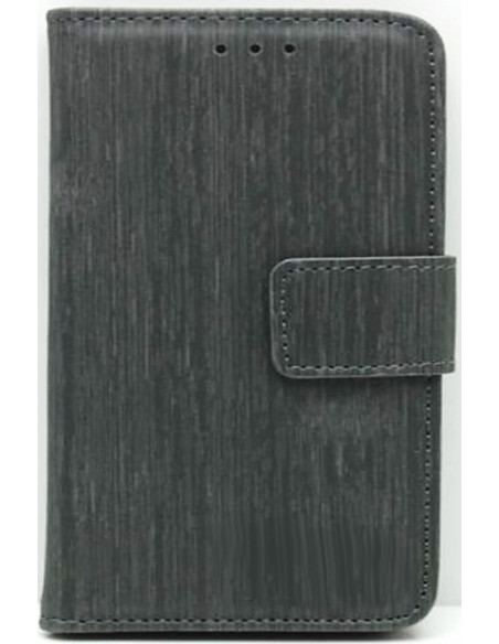 Estuche "Brush" Flip Cover Motorola XT1680 Moto G5 Plus Gris