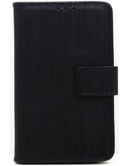 Estuche "Brush" Flip Cover Huawei GW (Y6 II) Negro