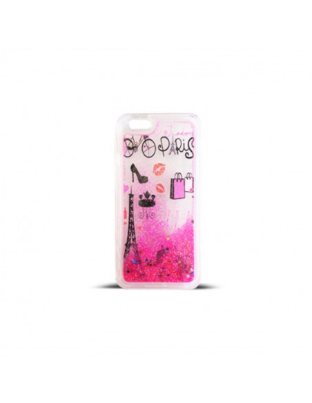 Protector Gel TPU Glitter Water3 Motorola XT1641 Moto G4 Plus "Paris"
