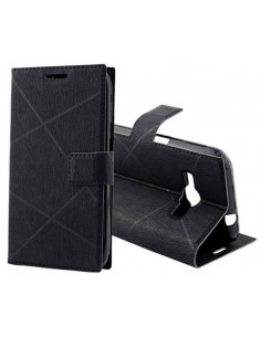 Estuche "PM_Liso3" Flip Cover LG H735 G4 Beat Negro