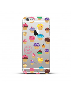 Protector TPU con Diseño Laser14 Apple iPhone 7 (4.7") Cupcakes