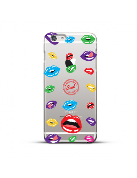 Protector TPU con Diseño Laser14 Apple iPhone 6s (4.7") Labios