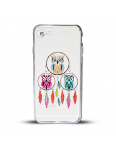 Protector Gel TPU Transparente con Diseño Apple iPhone 7 (4.7") Buho