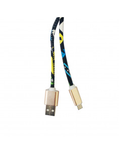 Cable USB "con Diseño" Universal MicroUSB DIS.01 (Etnico)