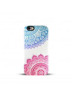 Protector Reforzado Mandala Motorola XT1641 Moto G4 Plus Mixto-AzRs