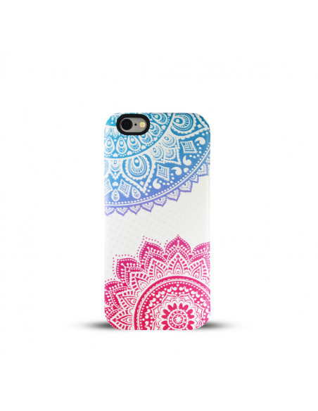 Protector Reforzado Mandala Motorola XT1641 Moto G4 Plus Mixto-AzRs