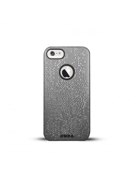 Protector Reforzado 3D Pixel Motorola XT1641 G4 Plus Plateado