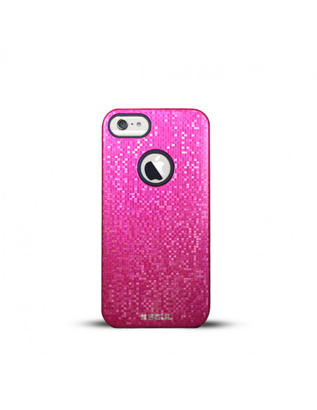 Protector Reforzado 3D Pixel LG K120 K4 Fucsia