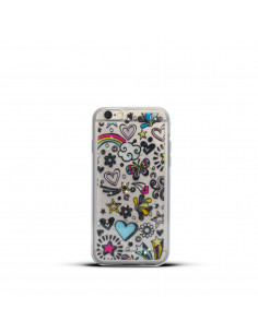 Protector Gel TPU GlitterDiseño Apple iPhone 7 (4.7") "Dibujos"