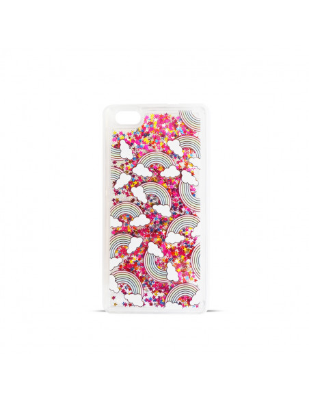 Protector Gel TPU Glitter Water3 Microsoft Lumia 640 "ArcoIris"