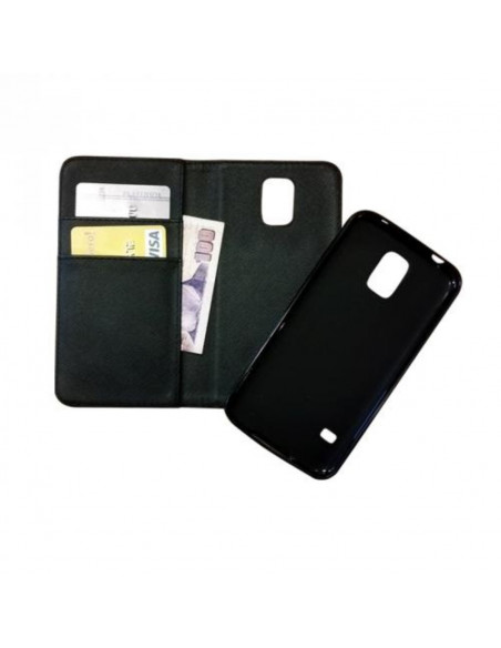 Estuche Flip Cover_SL_DUO (Flip+TPU) Samsung A310 A3 2016 Negro