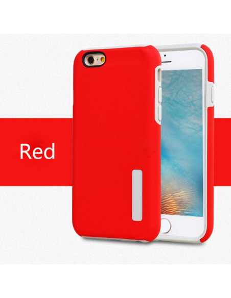 Protector Reforzado 2 en 1 Samsung J120 J1 2016 Rojo