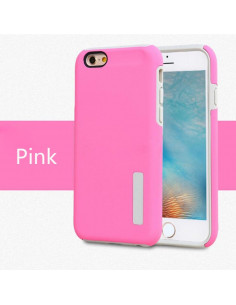 Protector Reforzado 2 en 1 Motorola XT1063 Moto G2 Fucsia