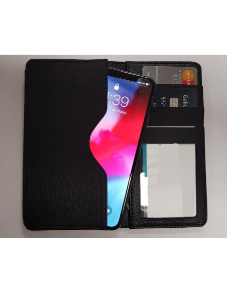 Estuche Flip Cover_PK_Wallet  Universal French Medium 5.5" Negro