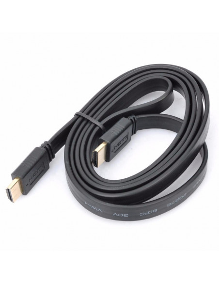 Cable HDMI a HDMI Premium Plano - 1.4v - Largo 1.5m (TV 3D/4K/DirecTV/PS4)
