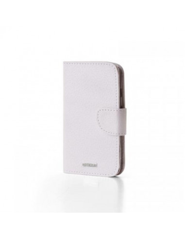 Estuche Flip Cover_PK_Wallet Motorola XT1040 Moto G LTE Blanco