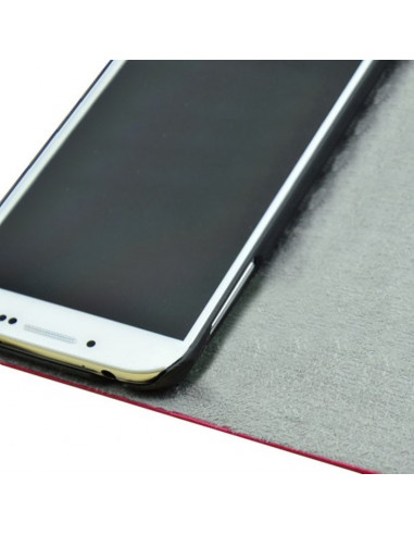 Estuche "Diseño Relieve" Flip Cover Samsung A3 Rojo