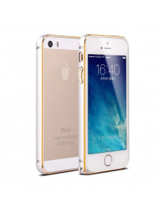Protector Premium Aluminio Bumper Apple iPhone 5 Plata