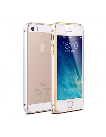 Protector Premium Aluminio Bumper Apple iPhone 5 Plata