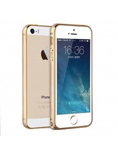 Protector Premium Aluminio Bumper Apple iPhone 5 Dorado