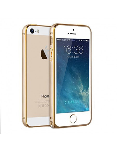 Protector Premium Aluminio Bumper Apple iPhone 5 Dorado