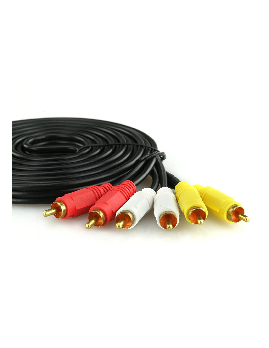 Cable Audio y Video 3RCA Macho a 3RCA Macho Largo 1.5m DDD01744