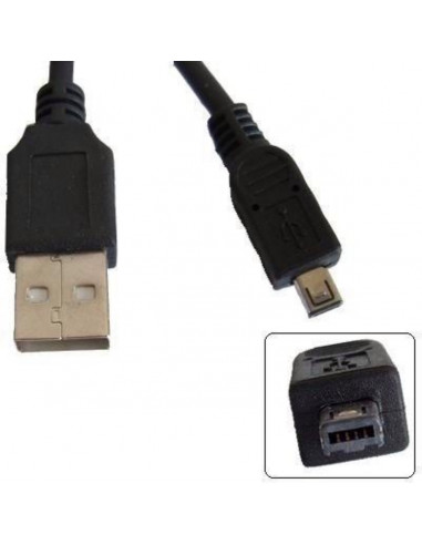 Cable USB "Mini USB 4 pines" Universal (para telefono/camara/hub/ gps/mp4)