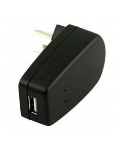 Cargador 220v Homologado Salida USB 0.5A (500mah) para MP3 MP4