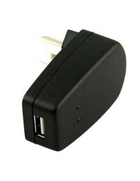 Cargador 220v Homologado Salida USB 0.5A (500mah) para MP3 MP4