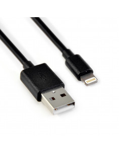 Cable USB Lighting SL_CargaRapida 1m Negro