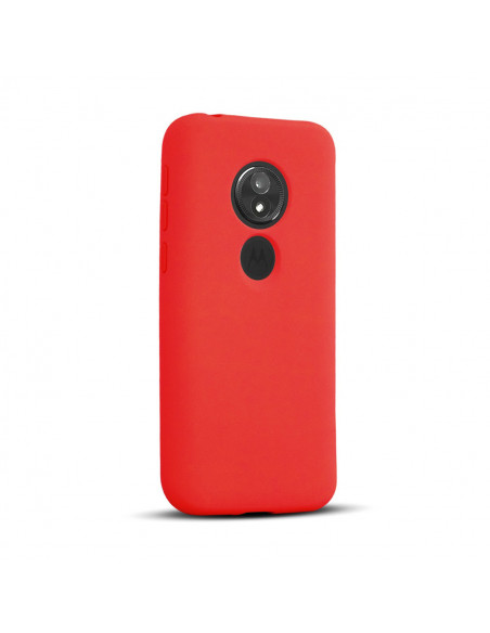 Protector Silicone Soft Motorola XT2055 Moto G8 Power Lite Rojo