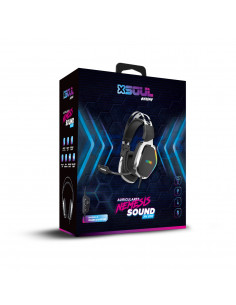 Gaming Auricular XH200 Led Color RGB Nemesis (USB + 3.5mm + Mic) PC/PS4