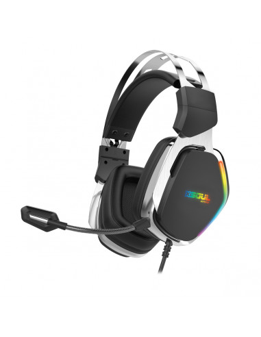 Gaming Auricular XH200 Led Color RGB Nemesis (USB + 3.5mm + Mic) PC/PS4
