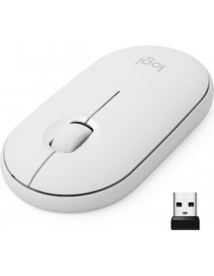 Mouse Logitech M350 Inalambrico Pebble Blanco
