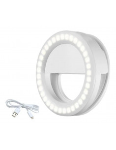 Led Selfie Flash Light Anillo Ring TG_Aro Blanco