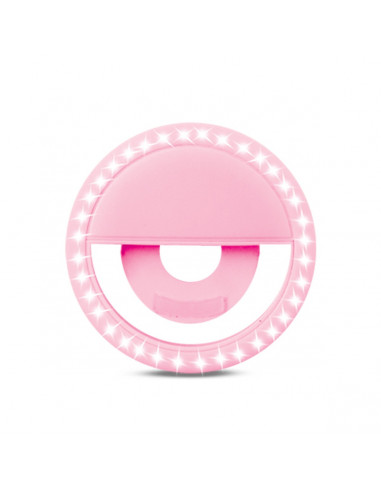 Led Selfie Flash Light Anillo Ring SL_Aro Rosa