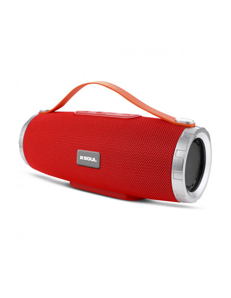 Parlante Portatil Bluetooth SOUL XS250 Power Riff Rojo