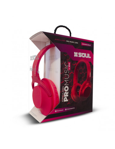 Auricular Vincha SL_L300 Pro Music Fucsia