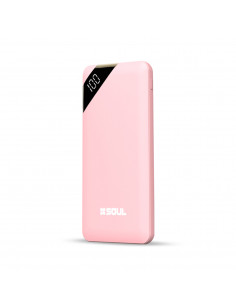 Cargador Portatil PowerBank SL_VisorLed  5.000mAh Rosa
