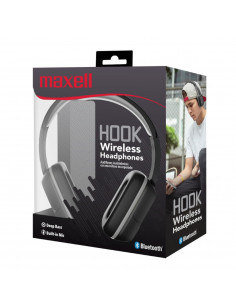 Auricular Stereo Maxell BT300 Hook Plata