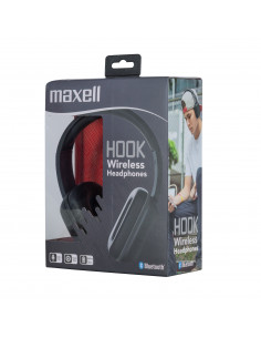 Auricular Stereo Maxell BT300 Hook NegroShadow