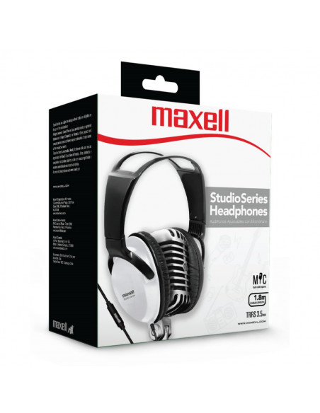 Auricular Stereo Maxell ST2000 Vincha Blanco