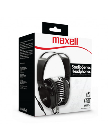 Auricular Stereo Maxell ST2000 Vincha Negro