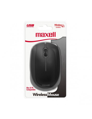 Mouse Maxell Inalambrico MOWL-100 Gris (347424)