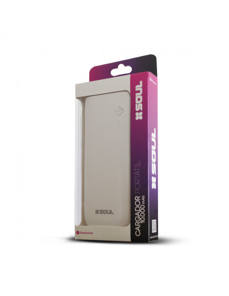 Cargador Portatil PowerBank SL_NX-656 10000mAh Blanco