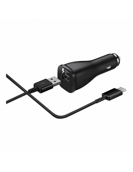 Cargador de Auto 12-24v Homologado Samsung S10 Type-C