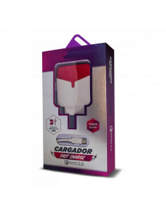Cargador Premium FastCharger 4.4A Type-C Rojo